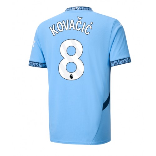 Fotbalové Dres Manchester City Mateo Kovacic #8 Domácí 2024-25 Krátký Rukáv